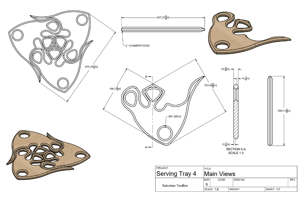 "Triangle Creatures from Outerspace" | 3 Figure Board Template