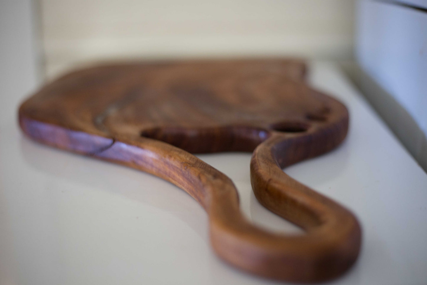 Flow Form: Handcrafted Live Edge Charcuterie Board in Hardwood Mesquite