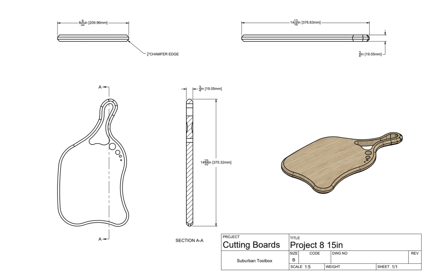 Get all the Charcuterie Board and Serving Tray Plans and save 75%. 20 Plans in total