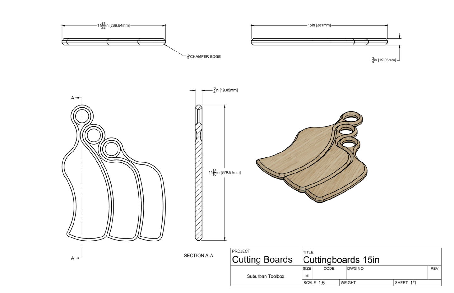 Get all the Charcuterie Board and Serving Tray Plans and save 75%. 20 Plans in total