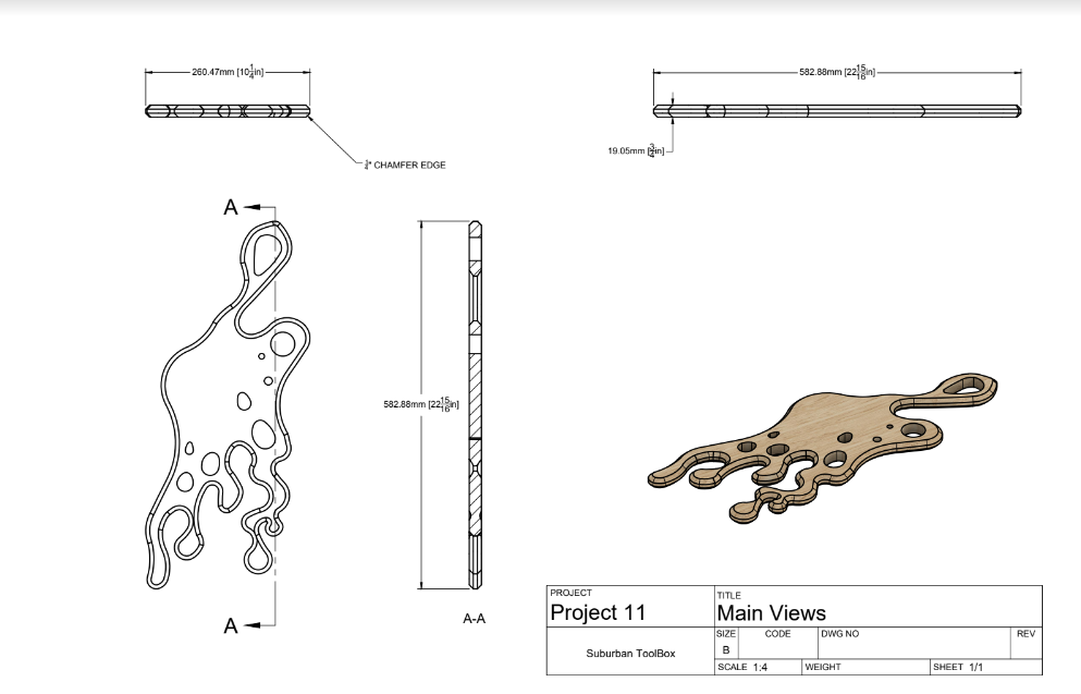 "The Melting Board" | Serving Tray Template