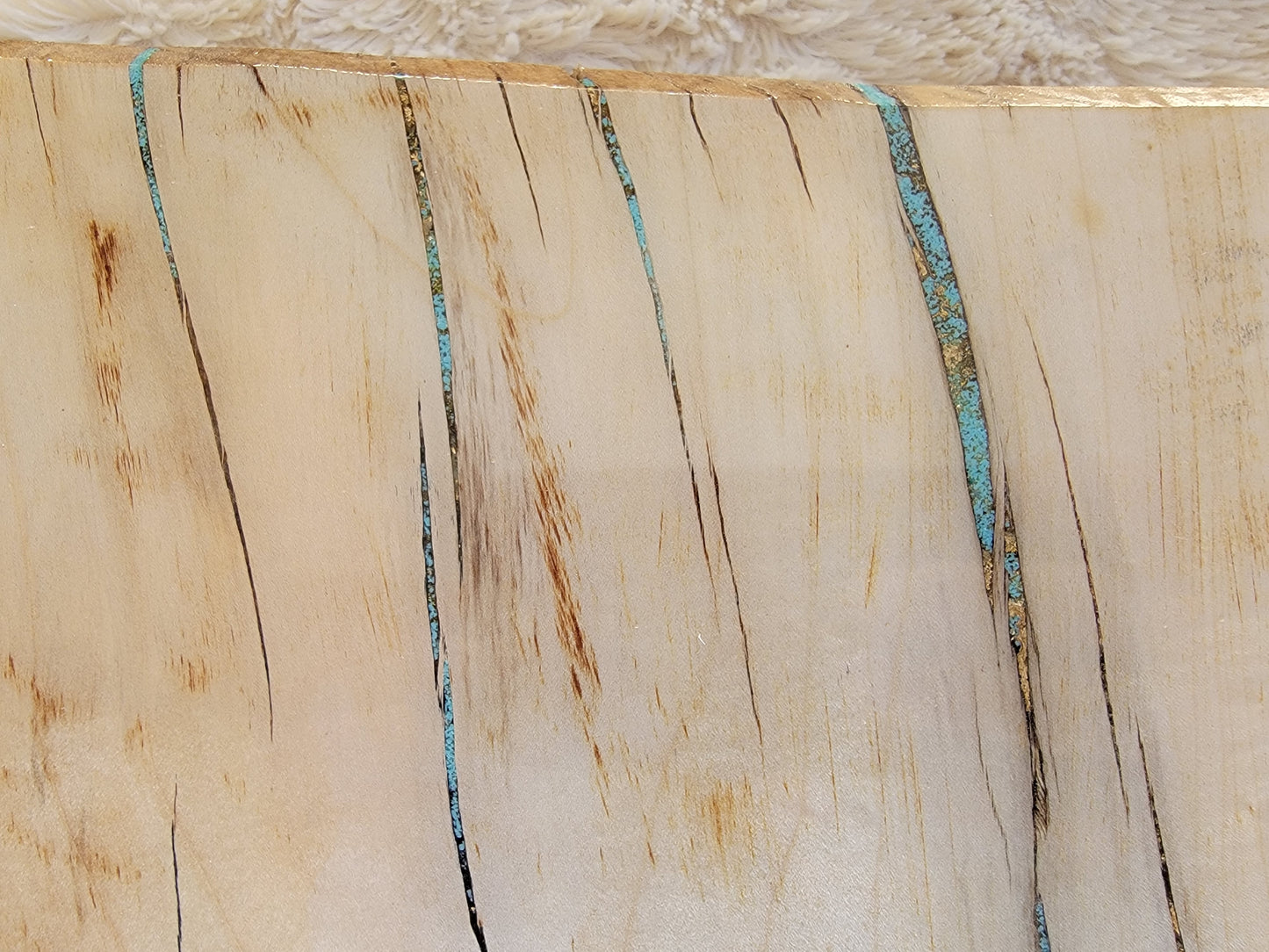 Wild Spirit – Live Edge Horse Relief in Turquoise & Resin