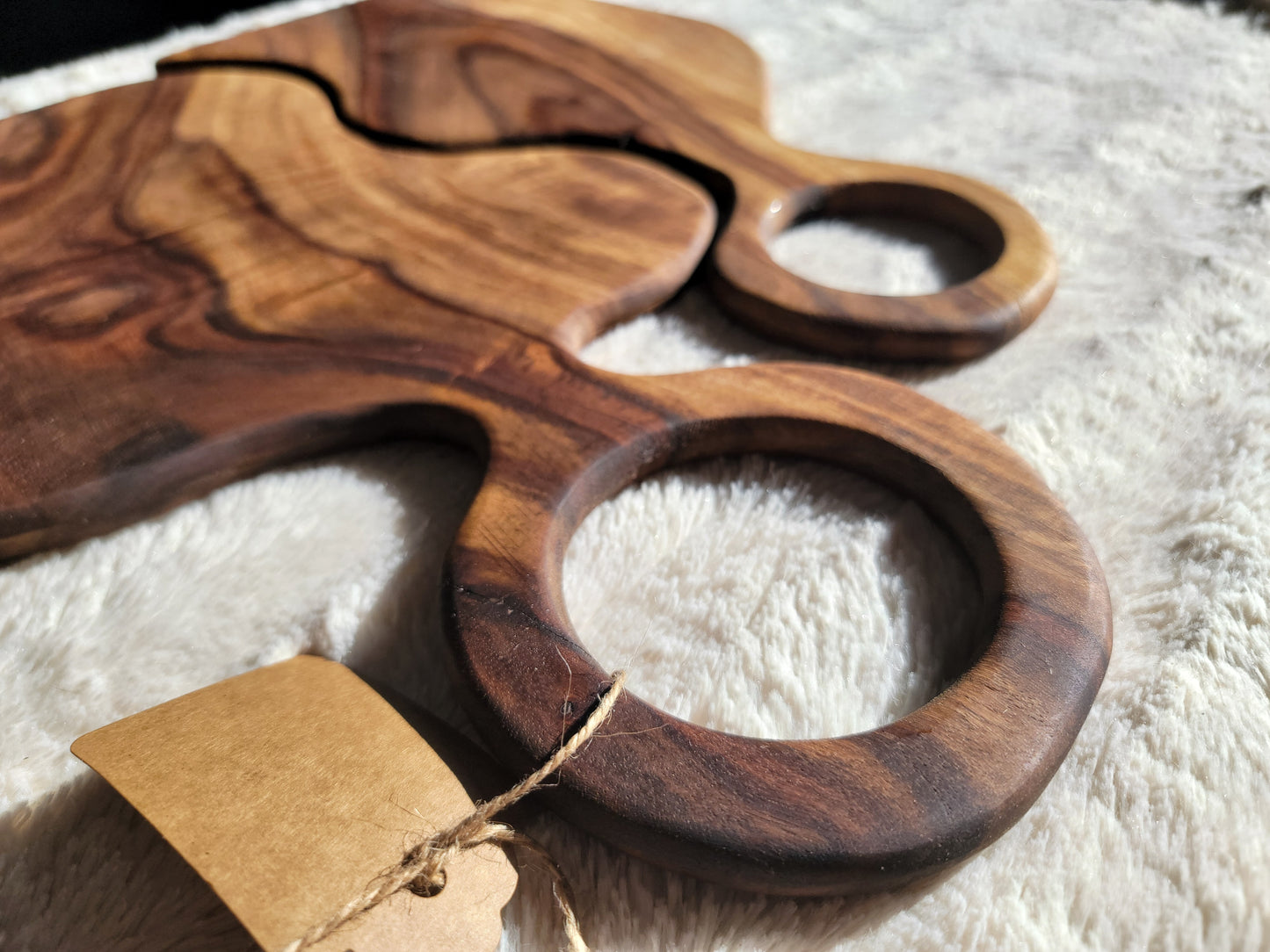 Twin Flow: Matched Hardwood Charcuterie Board Set