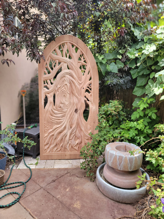 CNC Garden Door Tree Pathway .STL