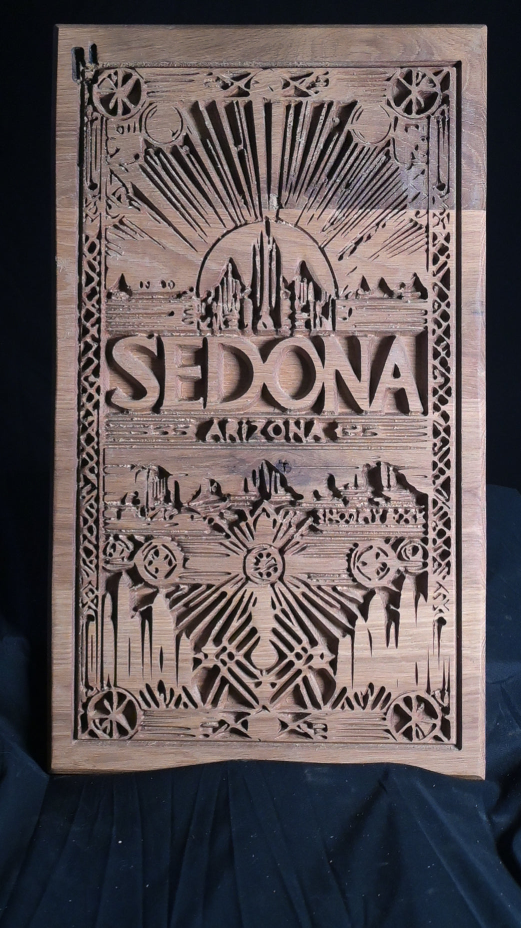 Sedona Radiance: Carved Tribute to Arizona’s Red Rock Landscape
