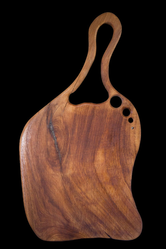Flow Form: Handcrafted Live Edge Charcuterie Board in Hardwood Mesquite