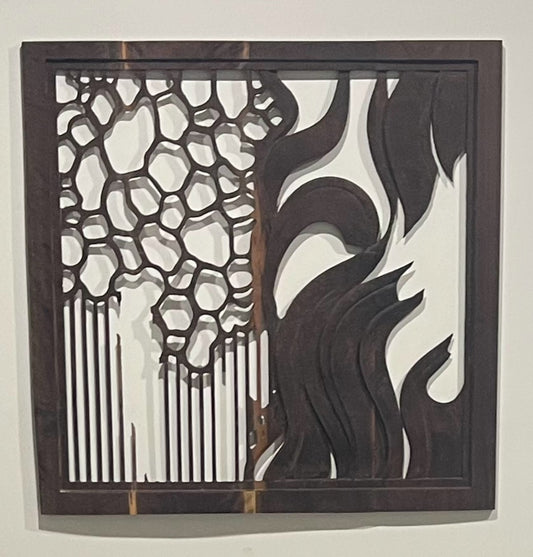 Abstract Wall Art Piece .STL