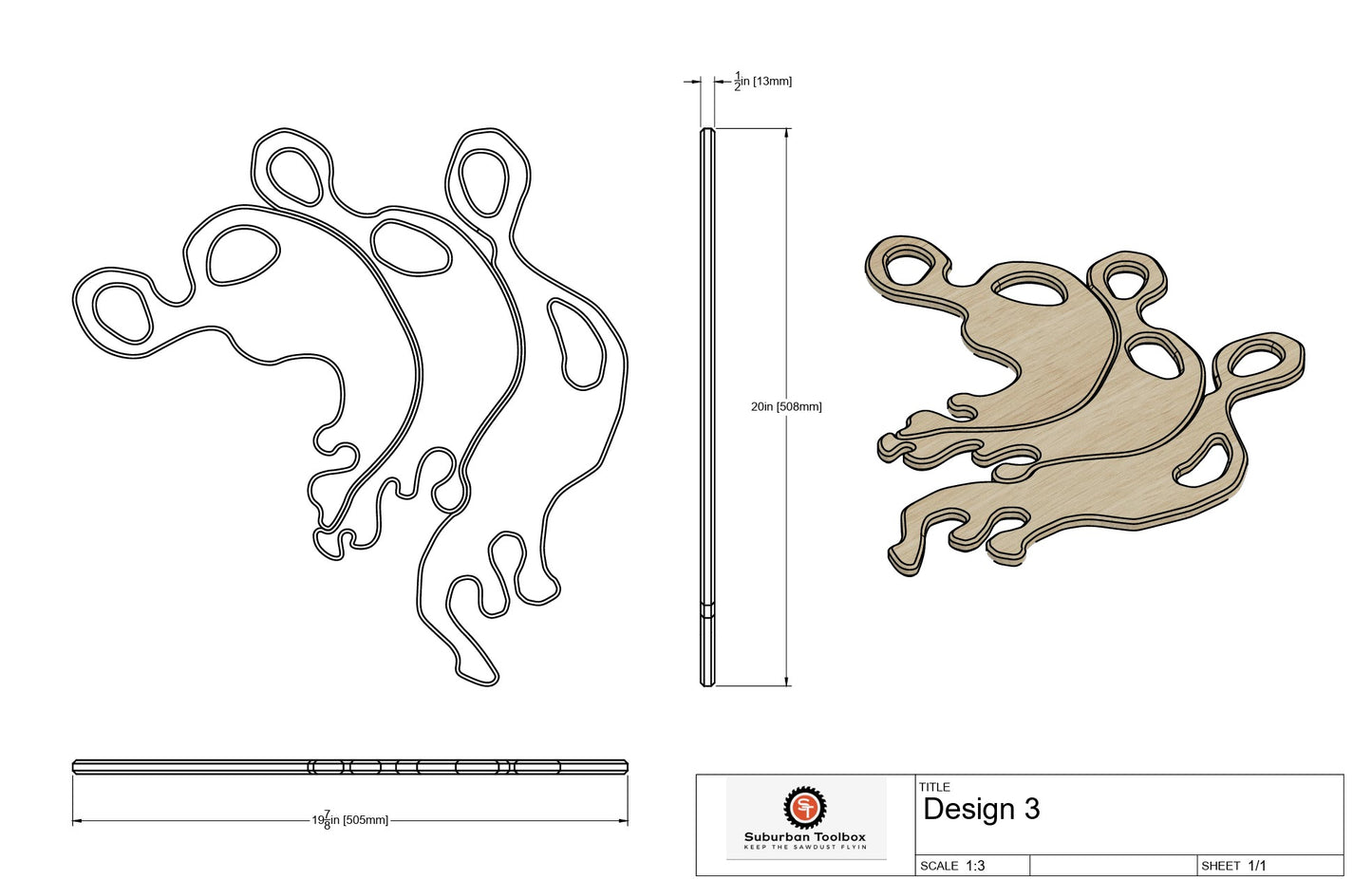 Three Amoebas